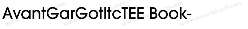 AvantGarGotltcTEE Book字体转换